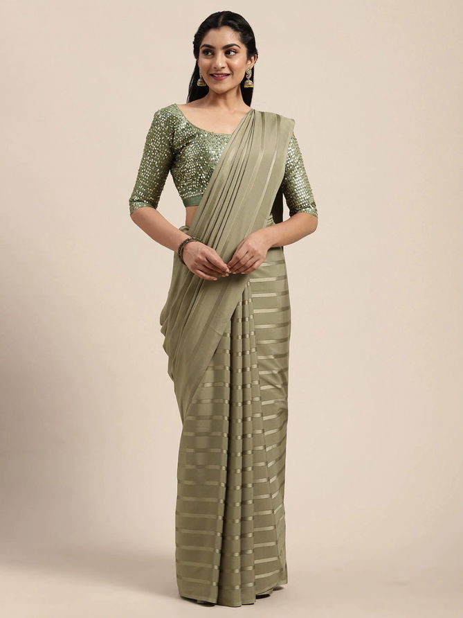 Cl 09 Poly Wholesale Party Wear Georgette Saree Collection
